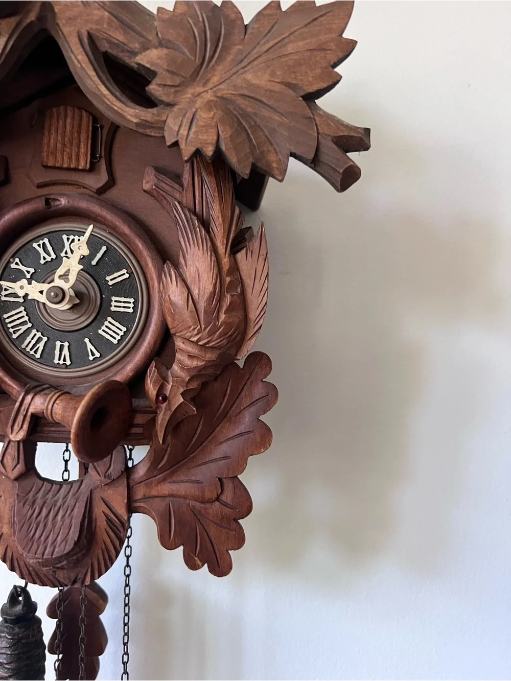 Vintage German Black Forest German Regula Cuckoo Clock Rabbit & Bird Works